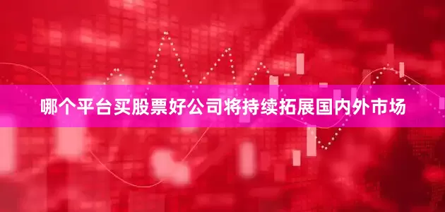 哪个平台买股票好公司将持续拓展国内外市场